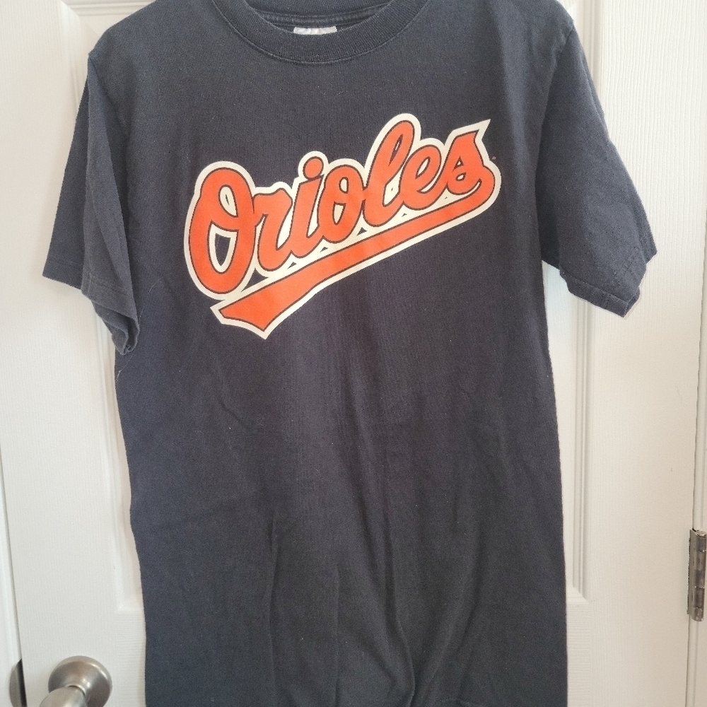 Mens Baltimore Orioles #30 SCOTT Short Sleeve Crew Neck T-shirt SZ M